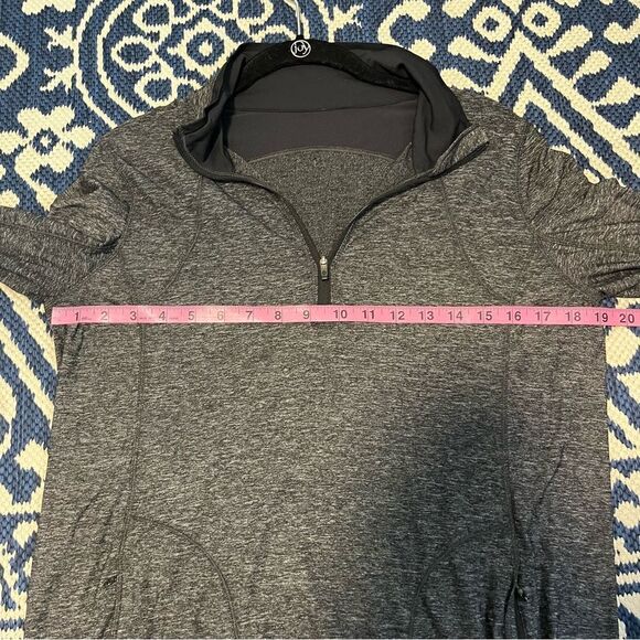 Lululemon Marled Gray Half Zip Pullover - Picture 9 of 9
